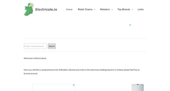 Desktop Screenshot of electricals.ie